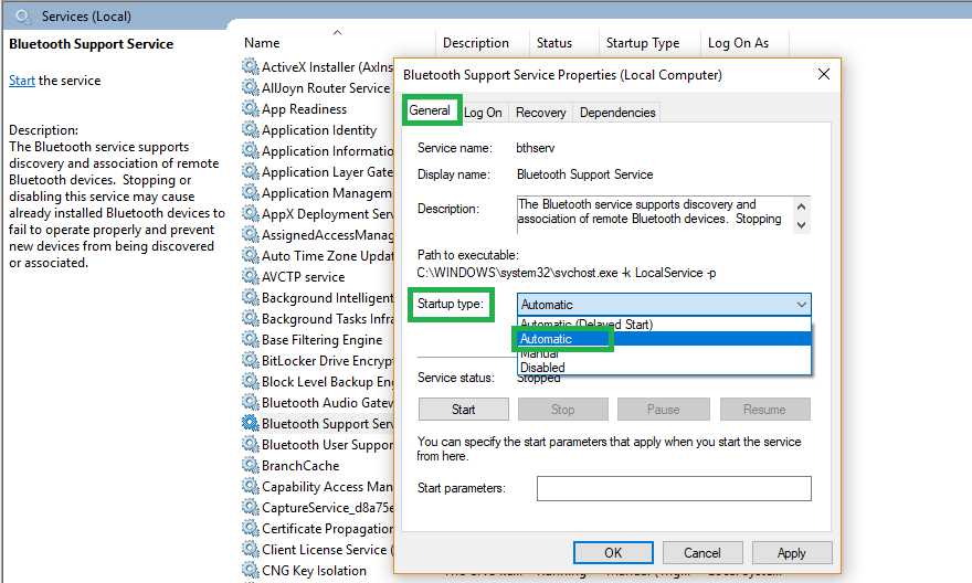 How to Fix Connections to Bluetooth Audio Devices and Wireless Displays in Windows 10 step4