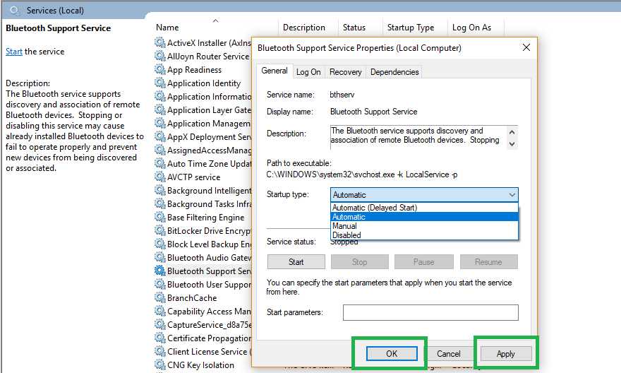 How to Fix Connections to Bluetooth Audio Devices and Wireless Displays in Windows 10 step5