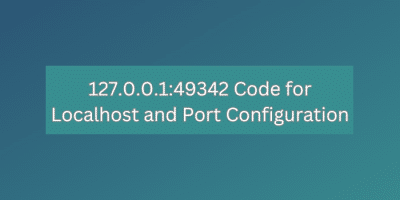 127.0.0.1:49342 Code for Localhost and Port Configuration